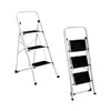 Scala Sgabello Pieghevole 3 Gradini Antiscivolo Metallo Verniciato max 150kg