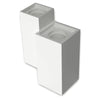 Applique gesso Lampadari Bartalini AISSAC 1200 GU10 LED biemissione verniciabile