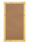 Biscottini Specchio Specchiera da parete e appendere verticale/orizzontale L72xPR4xH133 cm finitura foglia oro anticato.