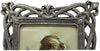 Biscottini Portafoto da appoggio verticale/orizzontale in resina finitura argento anticata L21xPR2xH26 cm