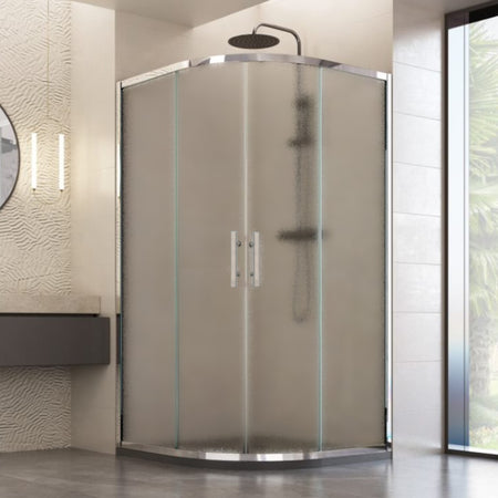 Box doccia semicircolare ad ante scorrevoli opaco h190 6mm IDEA