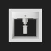 Applique gesso Lampadari Bartalini ULAFEC G9 LED verniciabile biemissione