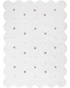 Tappeto Lavabile Biscotto Bianco - 100% Cotone (120cm x 160cm) Lorena Canals