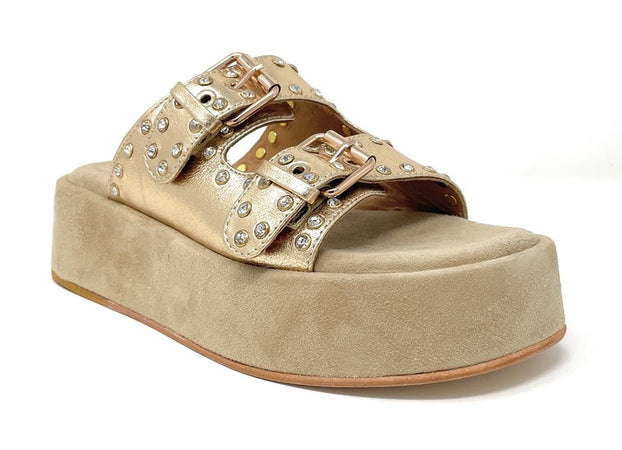 Janet & Janet ciabatta Ivette gold J-122
