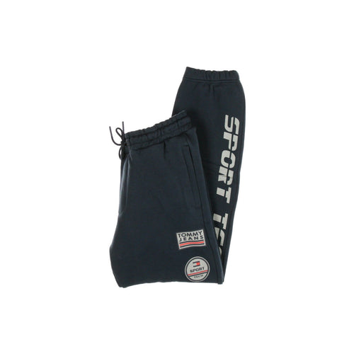 Tommy Hilfiger Pantalone Tuta Felpato Uomo Sport Sweatpant Navy Blazer da uomo