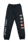 Tommy Hilfiger Pantalone Tuta Felpato Uomo Sport Sweatpant Navy Blazer da uomo