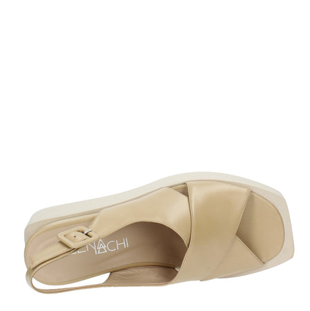 Elena Iachi Scarpe con Tacco Beige da donna