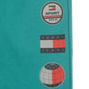 Tommy Hilfiger Pantalone Tuta Felpato Uomo Sport Sweatpant Teal Blue da uomo