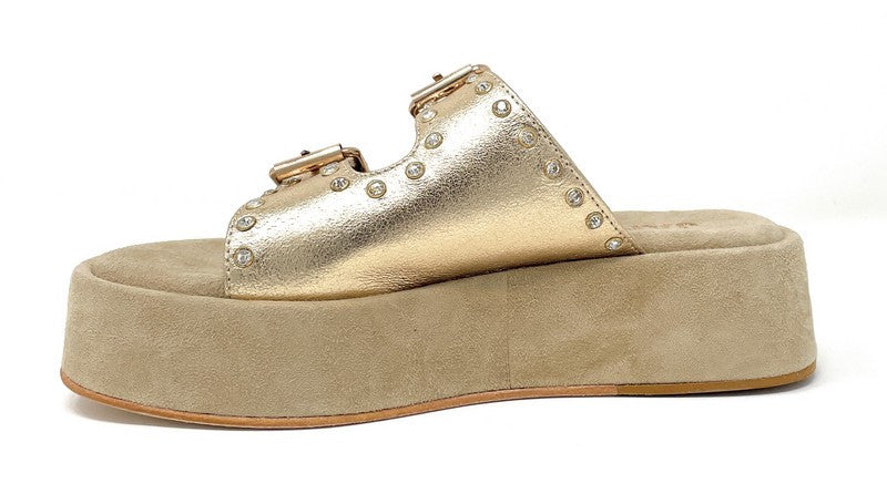 Janet & Janet ciabatta Ivette gold J-122