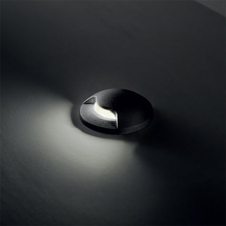 Faretto incasso tondo calpestabile esterno Ideal Lux WAY 269504 N G9 LED 3000K IP67 resina luce mono emissione