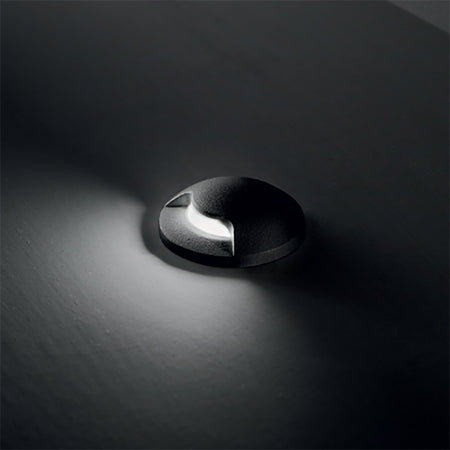 Faretto incasso tondo calpestabile esterno Ideal Lux WAY 269696 N G9 LED 4000K IP67 resina luce mono emissione