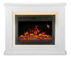 Camino Elettrico 2000W Telecomando Led Effetto Fiamma 100x27.5 H 82.5cm Timer