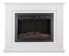 Camino Elettrico 2000W Telecomando Led Effetto Fiamma 100x27.5 H 82.5cm Timer