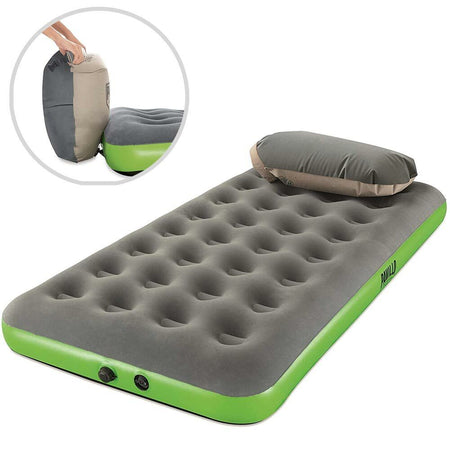 Materassino Campeggio Singolo 188x99cm con Sacca Gonfiatore AirCinch e Cuscino