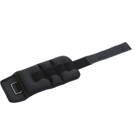 Kit 2 Pesi Allenamento Fitness 1KG Regolabili per Polsi e Caviglie Nero