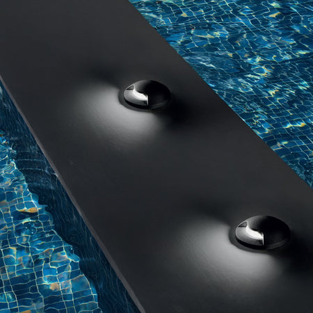 Faretto incasso tondo calpestabile esterno Ideal Lux WAY 269696 N G9 LED 4000K IP67 resina luce mono emissione