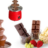 Fontana di Cioccolata in Acciaio e ABS 45 Watt 15x15 H 22.5 cm Facile da usare