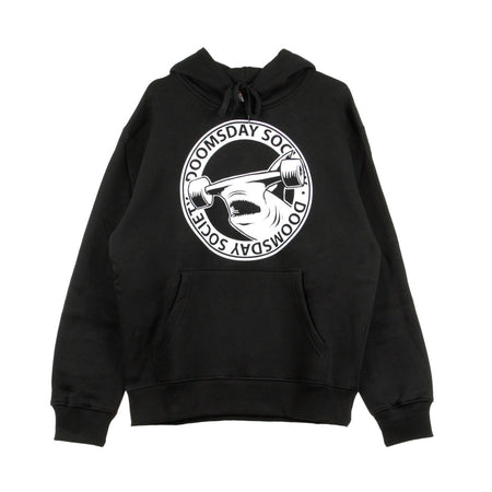 DOOMSDAY Felpa Cappuccio Uomo Hammerhead Black/white da uomo