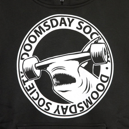 DOOMSDAY Felpa Cappuccio Uomo Hammerhead Black/white da uomo