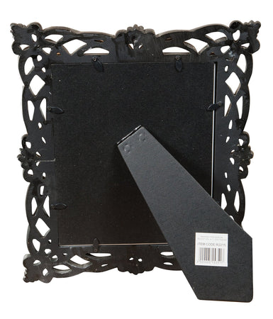 Biscottini Portafoto Biscottini da appoggio resina argento anticata 31x2x36 per foto 20x25