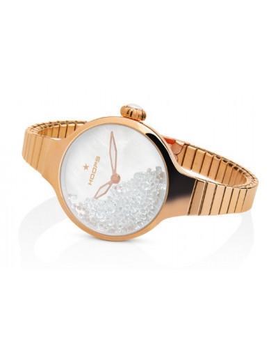 Hoops- orologio NUOVEAU CHÉRIE ROLLING STONES ELASTIC GOLD BIANCO