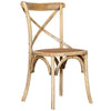 Biscottini Sedia Thonet in massello di frassino e seduta rattan finitura rovere 48x52x88 cm