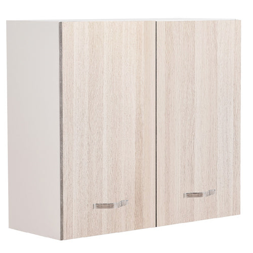 Pensile da Cucina Scolapiatti Sistema Raccogli Gocce Mobile Colore Olmo 80 cm