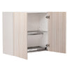 Pensile da Cucina Scolapiatti Sistema Raccogli Gocce Mobile Colore Olmo 80 cm