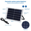 Faro Esterno LED 100W Ricarica Solare Telecomando Crepuscolare Dimmerabile Timer