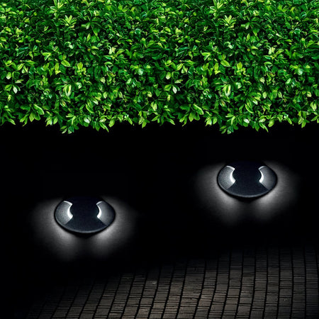 Faretto incasso tondo calpestabile esterno Ideal Lux LANDING PT SMALL 120287 N GU10 LED 4000K IP67 resina