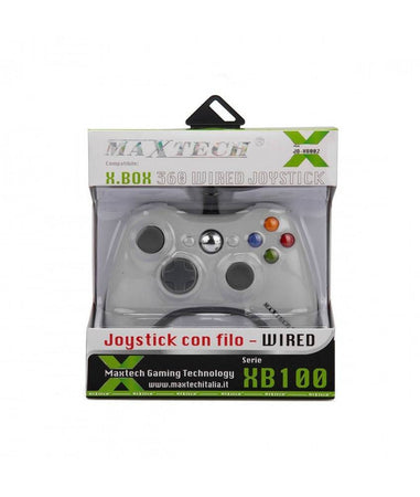 Joystick Controller Con Filo Cavo Usb Xbox 360 Wired Joypad Jo-xb002 Compatibile