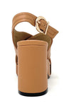 Janet & Janet sandali donna in pelle cuoio J-290