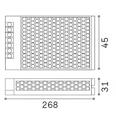 Driver Idela Lux TESI 124117 150W 24V per Kit TESI