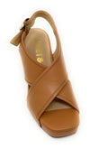 Janet & Janet sandali donna in pelle cuoio J-290