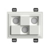 Faretto incasso Lampadari Bartalini IHCCACS FP12 GU10 LED gesso verniciabile