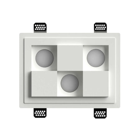 Faretto incasso Lampadari Bartalini IHCCACS FP12 GU10 LED gesso verniciabile