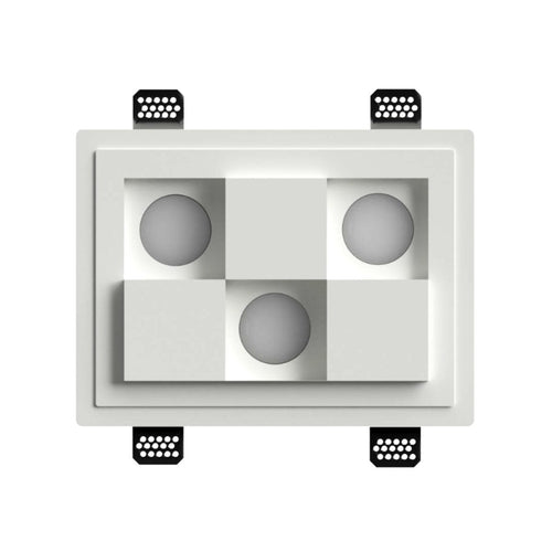 Faretto incasso Lampadari Bartalini IHCCACS FP12 GU10 LED gesso verniciabile