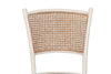 Biscottini Sedia Thonet Biscottini massello frassino rattan bianca 45x50x88 stile bistrot