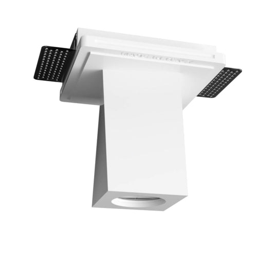 Faretto incasso Lampadari Bartalini ESREVER 2 FP33 GU10 LED gesso verniciabile