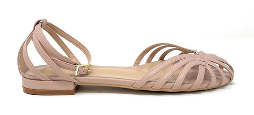 Francesco Milano ballerina ragnetto in pelle cipria C11 06A