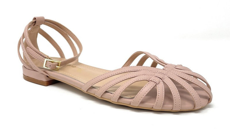 Francesco Milano ballerina ragnetto in pelle cipria C11 06A