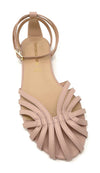 Francesco Milano ballerina ragnetto in pelle cipria C11 06A