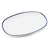 Piatto portata Tognana AZETA Ovale Fascia blu