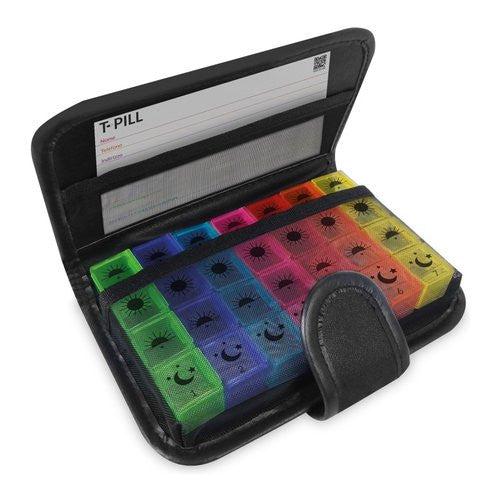 Porta pillole Tex TP 456 T PILL Color Book 28 scomparti