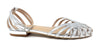 Francesco Milano ballerina ragnetto laminato argento C11 06N