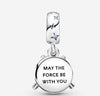 Pandora Star Wars, charm pendente doppio Spada laser