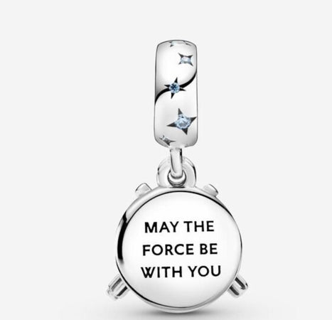 Pandora Star Wars, charm pendente doppio Spada laser