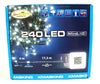 Catena lineare TLG 240 MiniLED BIANCO DIAM.3mm Reflex, Timer Memory Controller 8 giochi di luce selezionabili con Timer On-Off 8