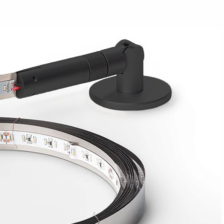 Nastro flessibile acciaio da esterno completa di striscia led Ideal Lux TESI 20MM 302263 NERO 5MT 50W IP65