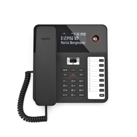 GIGASET DESK 800A (NERO) - TELEFONO CORDED - SEGRETERIA - DISPLAY - VIVAVOCE